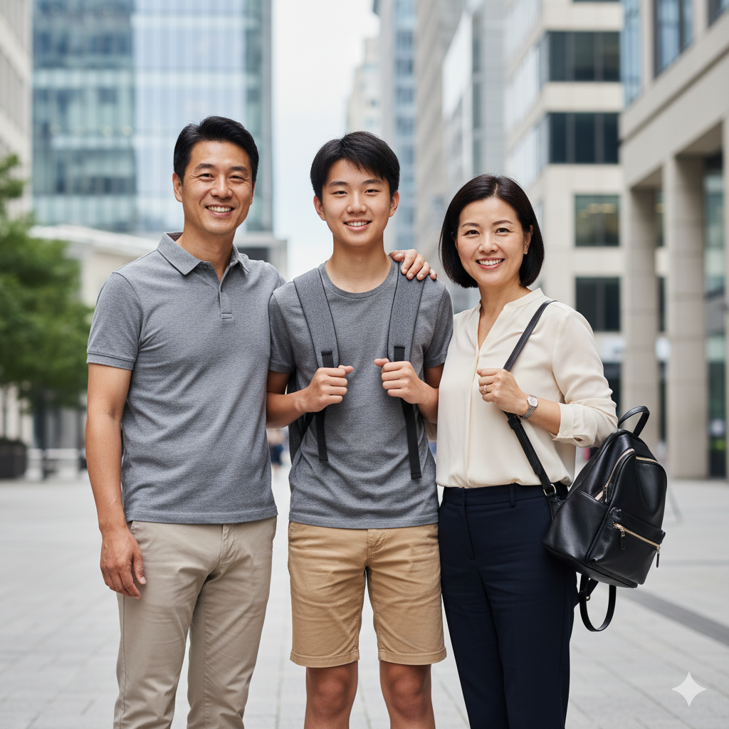 Family at Deelucc School